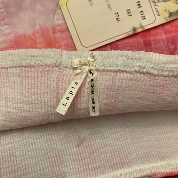 NWT Lapis Pink Paisley Square-Neck Dress one size - Picture 4 of 11